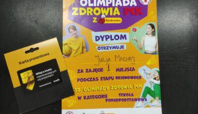 dyplom olimpiada zdrowia pck