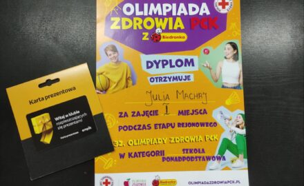 dyplom olimpiada zdrowia pck