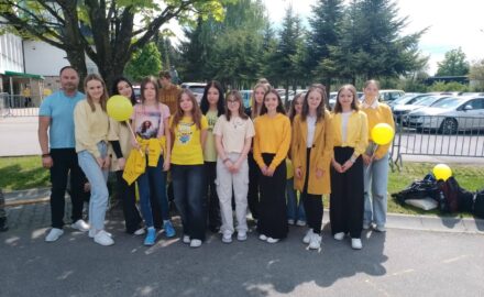 Ucziowie wraz z pedagogiem