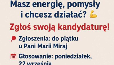 plakat wybory przewodniczącego